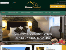 Tablet Screenshot of glencoescotland.com